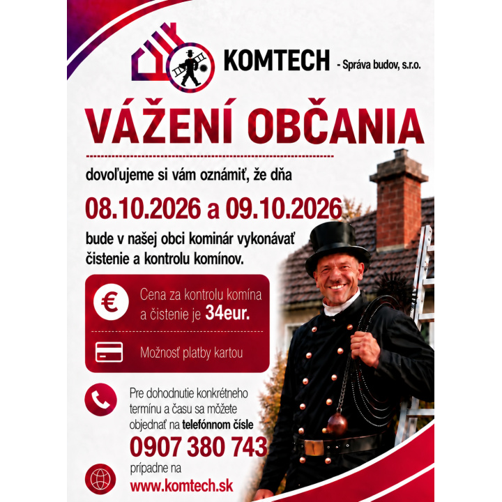Menšia fotka pre článok Čistenie a kontrola komínov