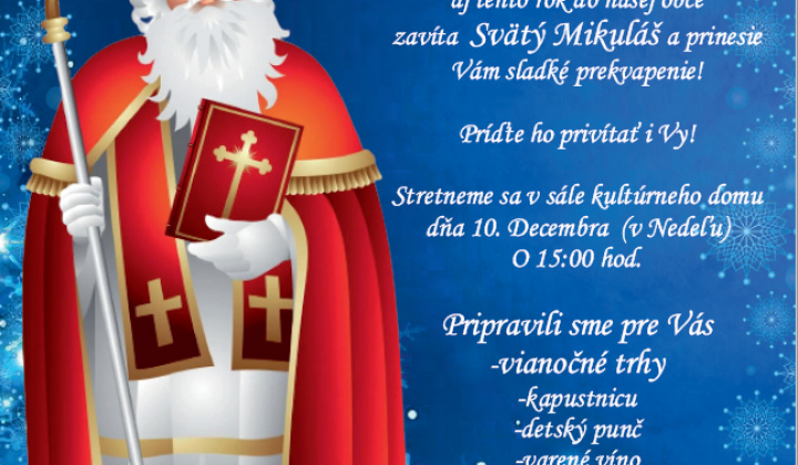 pozvánka na Sv. Mikuláša