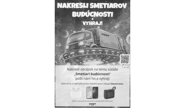 Fotka pre článok Nakresli smetiarov budúcnosti a vyhraj!