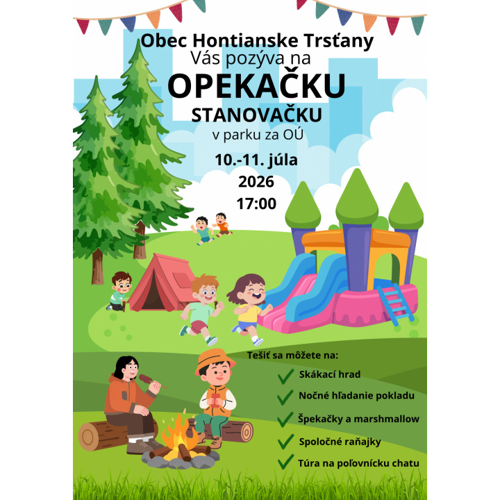 Menšia fotka pre článok Opekačka - stanovačka