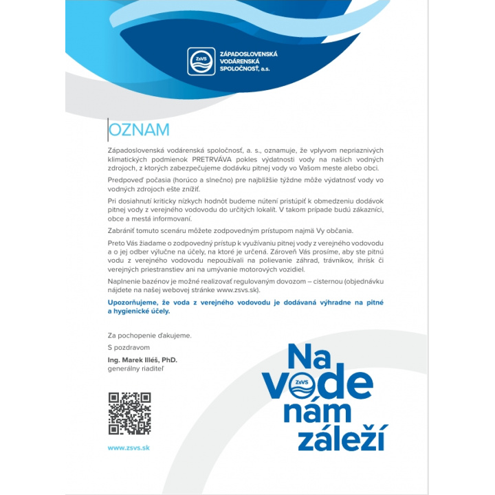 Menšia fotka pre článok Oznam ZsV