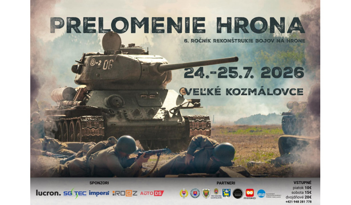 Fotka pre článok Prelomenie Hrona 24.-25.7.2026 Veľké Kozmálovce